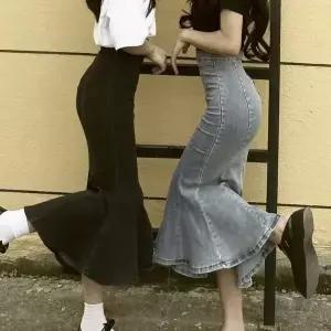 [하프클럽/셀러허브_여성트랜드패션]키작녀 허리밴딩 머메이드 롱스커트 NF