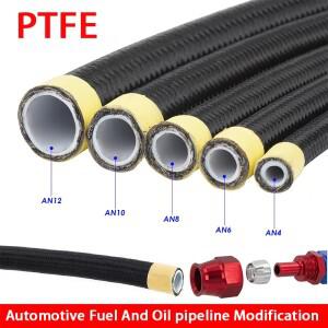 1M-10M AN4 AN6 AN8 AN10 레이싱 호스 304 스테인리스 스틸 편조 PTFE 브레이크 연료 오일 라인 쿨러 파이