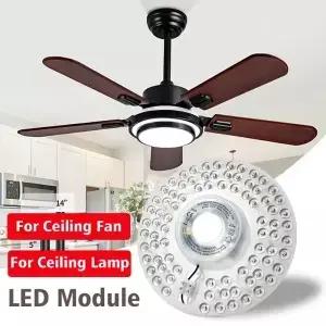 LED 패널 조명 천장 모듈 선풍기 키트 원형 교체 보드 220V 110V 20W 40W 60W 100W