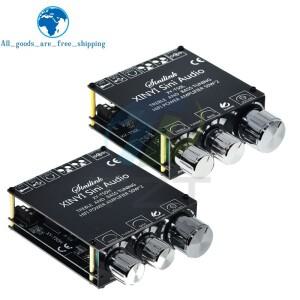 XY-T50H TPA3116D2 2x50W 블루투스 5.0 서브우퍼 HIFI 스피커 듀얼 채널 디지털 오디오 파워 앰프 보드 스