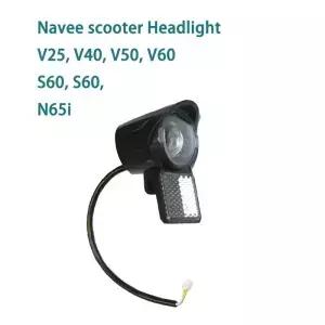 Navee 스쿠터 헤드라이트 V25 V40 V50 ipro S40 S60 N65i 정품 예비 부품 액세서리