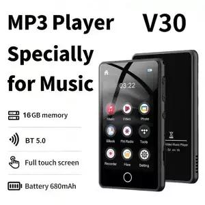MP3 플레이어는 최대 512GB TF 카드(포함되지 않음)를 지원합니다 Wi-Fi 없음 게임 전자책 리더 및 성인을