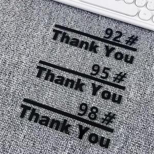 감사합니다 스티커 맞춤형 자동차 연료탱크 커버 크리에이티브 플러스 No. 92 95 번호. 98개의 오일형 팁