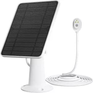 Arlo Pro 3 Floodlight/Ultra/Ultra 2 카메라와 호환되는 6V 4.5W 태양광 패널 충전기 IP65 방수 등급