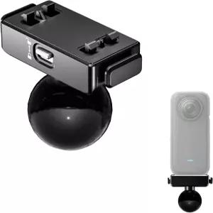 Thlevel 25mm 볼 헤드 자기 마운트 및 Insta360 X5/X4 Air/Ace Pro RAM B-사이즈 호환용 기계식 잠금 장치