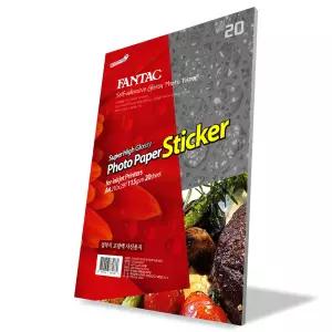 팬텍 사진인화지 포토용지 A4 115gsm SHG 스티커 20장