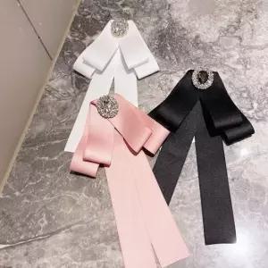 WL 리본 브로치 여자 큐빅 넥타이 3color) 교복 학생복 리본넥타이 교복 교복넥타이