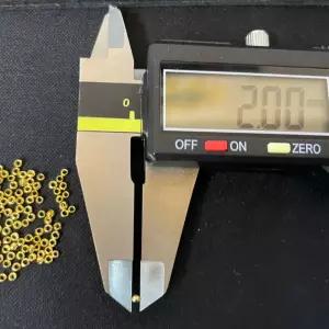 실반지만들기 복음팔찌만들기 목걸이부자재 비즈캡 비즈누름볼 골드 2mm