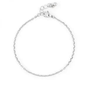 JBANS CLASSIC 2mm 슬림컷 써지컬스틸 체인팔찌 (C2203-AC941_SV)