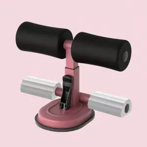 흡착식 싯업바 블랙+퍼플/전신/슬라이더/근력/가정용/어깨/접이식/상체/싯업/가슴/근육/홈트/무소음/문틀