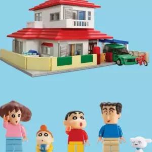 옥스포드 짱구는못말려 짱구네집 어린이 블럭 장난감