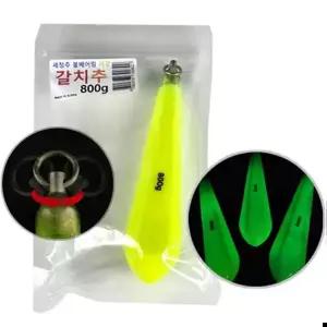낚시용소품 세정 볼베어링 야광 갈치추 800g 900g 1000g