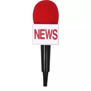 오늘살롱 가짜 NEWS 마이크 코스튬 완구 소품 놀이용품