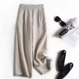 오피스룩 와이드 린넨팬츠 정장바지