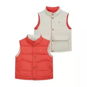 헤지스키즈 HAZZYS KIDS [26FW] [] 리버시블 경량 베스트 레드 HBJU6FK08R2