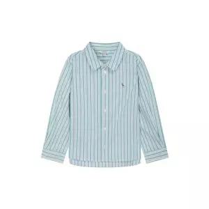 헤지스키즈 HAZZYS KIDS [26FW] [] 옥스포드 스트라이프 셔츠 그린 HBSH6FK07E2