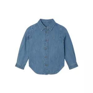 헤지스키즈 HAZZYS KIDS [25FW] [] 데님 셔츠 블루 HSSH5FK05B2