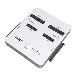 mSATA SATA 듀얼 하드복사기 오프라인 복제 도킹스테이션 HDD SSD 백업 2베이