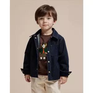 헤지스키즈 HAZZYS KIDS [25FW] [] 코듀로이 셔켓 네이비 HSSH5FK22N3