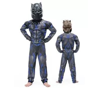 블랙팬서 유아동 할로윈 코스튬 재롱잔치 의상 블랙