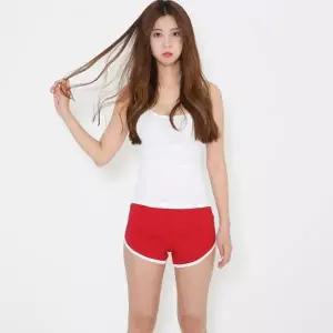 옷자락 패션 미니멀 랍빠 트레이닝 반바지 SD-190504