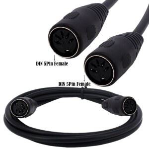 MIDI 연장 케이블 MIDI 키보드 신디사이저 오르간 전기 피아노 MIDI 기타 용 MIDI 5Pin DIN 암 암 오디오 케이블