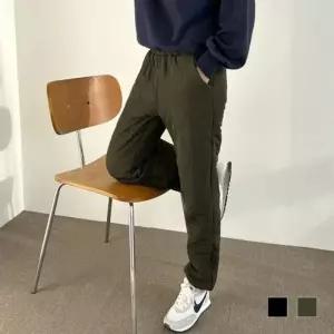 [오노마] ONM 여자패딩바지 코타퀼팅조거패딩바지 방한바지 기모바
