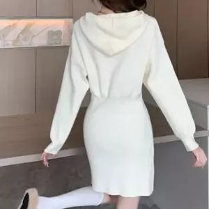 [오노마] ONM 골지 니트 후드 원피스 ST140