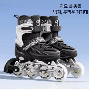 롤러스케이트 LED 야광 슈즈 바퀴 초보자 남성 여성 공용 인라인