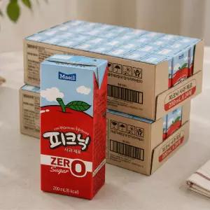 피크닉 제로 사과 200ml 48개