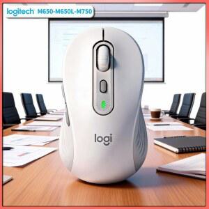 로지텍 M750 무선 마우스 - 90% 소음 감소 기술, 4000 DPI 정밀도, 3개 기기 동시 연결, 재활용 플라스틱 소재
