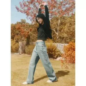 [매장정품] 탑텐 여성) 세미 와이드 데님_MSF5DP2904