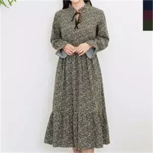 ONM JJM-SS240 여자플라워밑단프릴원피스
