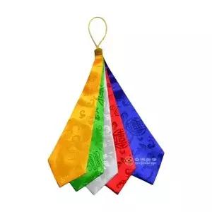 티베트 스타일 불교 사원 장식품 자수 삼눈 보호 테이블 주변 장식 커튼 아트