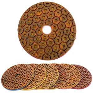 습식 금속 다이아몬드 연마 패드 4 개 인치 100mm, 콘크리트 화강암 대리석 돌 바닥 그라인딩 휠 디스크용