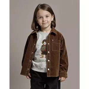 헤지스키즈 HAZZYS KIDS [25FW] [] 코듀로이 셔켓 카멜 HSSH5FK22CM