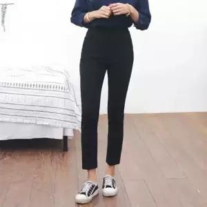 친절한탄씨 밴딩 여자바지 빅사이즈 면 배기바지 일자 신상 코디