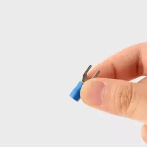 Coms 터미널 100pcs Y 단자 SVM 2-4 파랑 4.3mm 커넥터 압착기 전기 배