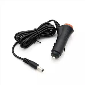Coms 차량 충전 케이블 DC 12V 1A 1.5M 스위치형 시가잭 전원 외경 내경
