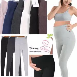 베베맘 면 스판 임산부 레깅스 임부용 9부 예비 맘 쫄바지 복 바지