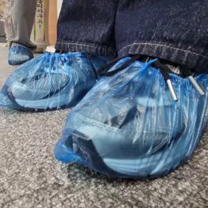 신발위에신는덧신 미용사신발커버 이사덧신 일회용 운동화비닐 휴대용 학교 100매