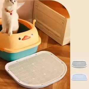 애견용품 모래발판 고양이 배변용 화장실 샌드매트 반려동물 모래 화장실 패드 깔판 반판 샌드 매트 고양이