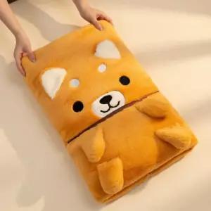 동물 담요 선물 거실 학교 아이 보온 캐릭터
