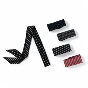 미니멀 도트 패턴 슬림 타이 스카프 머플러 5color 옷자락 포인트