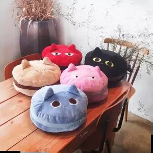 마카롱 허리 쿠션 목쿠션 애니나라 헬로캣 필로우 인형 방석 차량용