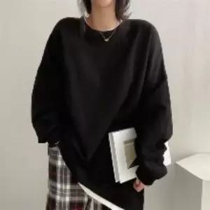 미니멀 여자 가을 무지 루즈핏 레이어드 맨투맨 긴팔 티셔츠 미니멀