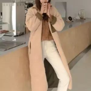 미니멀 여자 겨울 한파 뽀글이 후리스 양면 리버시블 롱 자켓