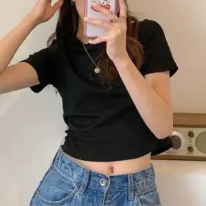 미니멀 여자 여름 소프트 3컬러 무지 베이직 반팔 티셔츠 미니멀