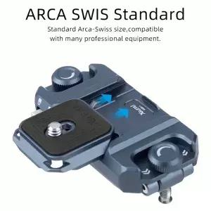 범용 DSLR 카메라 짐벌 Arca 스위스 퀵 릴리스 플레이트 클램프 스위치 삼각대 슬라이더 마운트 어댑터