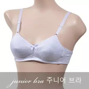 깔끔한 패턴 베이직 컬러 2단계 A컵 주니어브라0317ru 아동 주니어 속옷 학생 언더웨어